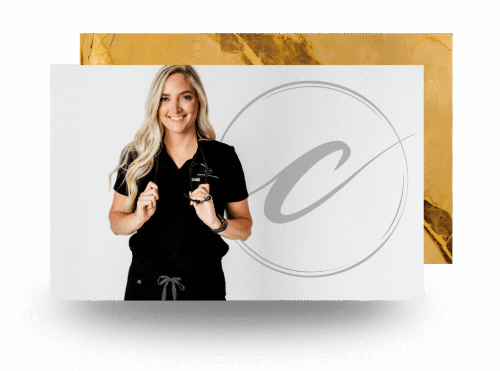 One on one consultation to create a custom beauty and wellness plan at Cloud Nine Aesthetics Jacksonville IL.