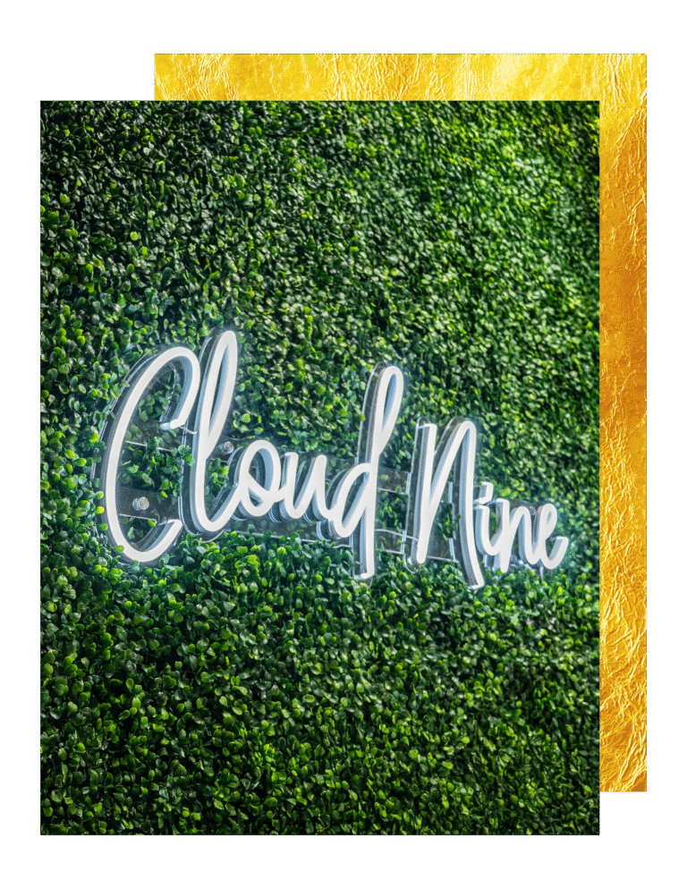 Modern interior of Cloud Nine Aesthetics wellness and skincare clinic in Jacksonville IL.