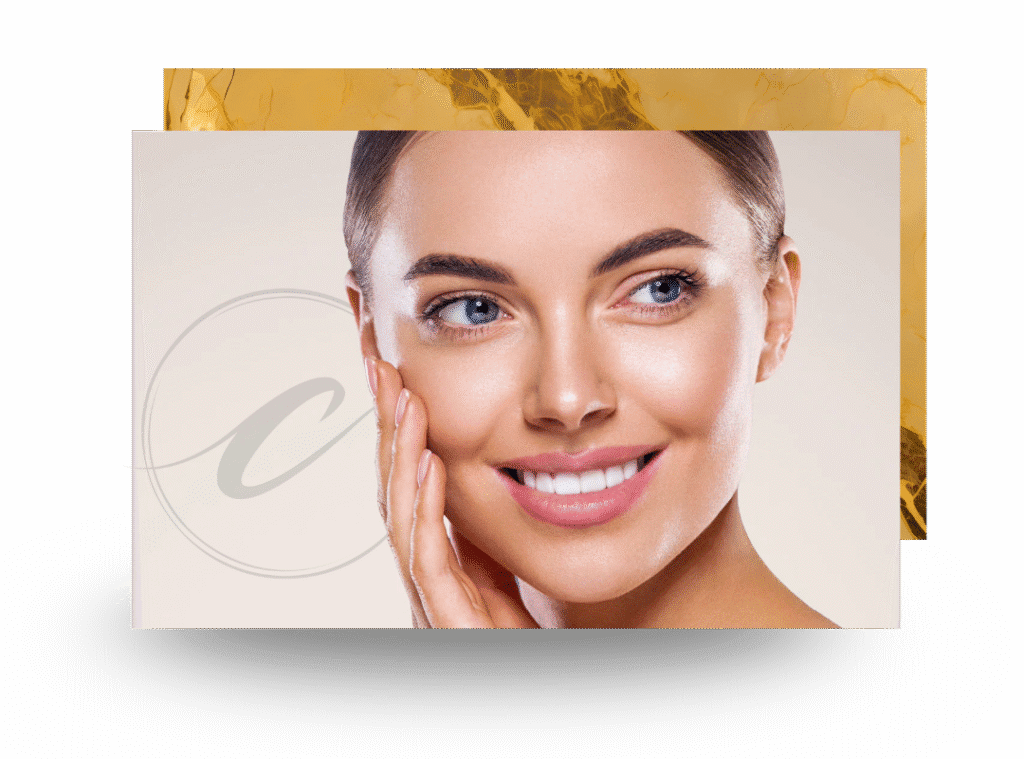 Client receiving advanced Erbium laser facial for smoother and brighter skin at Cloud Nine Aesthetics med spa.