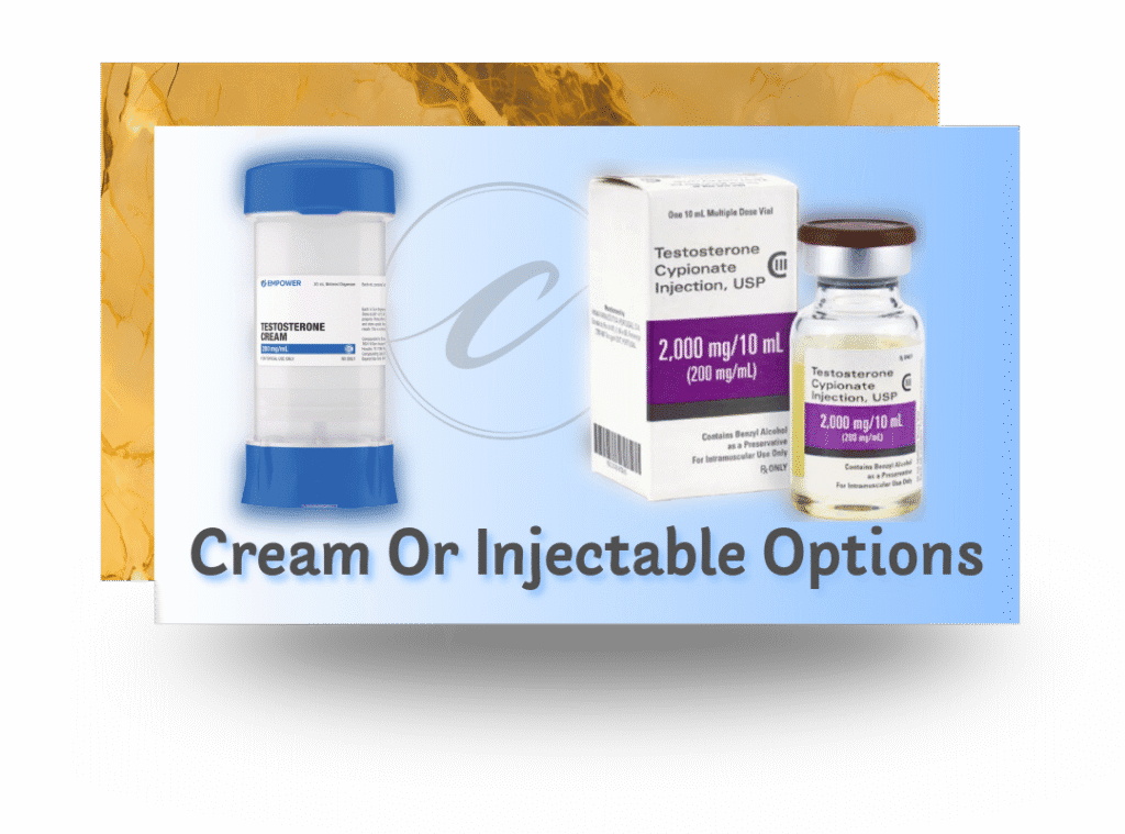 Hormone optimization and TRT treatment session at Cloud Nine Aesthetics med spa.